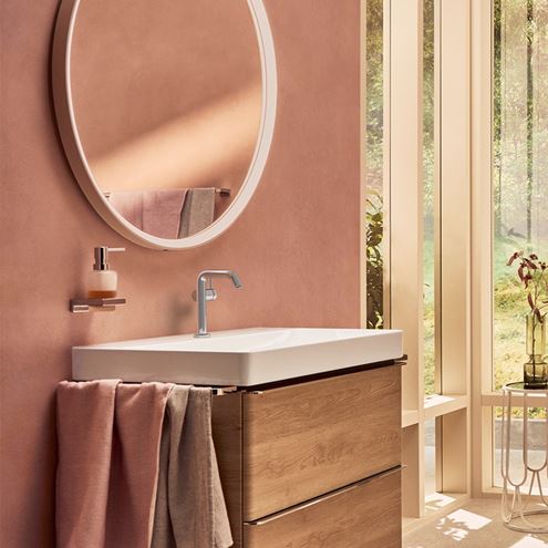 HANSGROHE TECTURIS S 150 Fine umývadlová stojanková batéria, s odtokovou súpravou, CoolStart, EcoSmart+, chróm 73340000 Obrázek - fotka