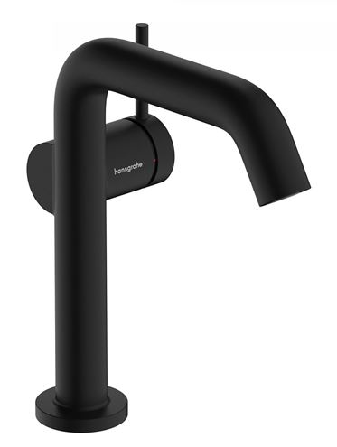 HANSGROHE TECTURIS S 150 Fine umývadlová stojanková batéria, s odtokovou súpravou, CoolStart, EcoSmart+, matná čierna 73340670 Obrázek - Hlavní obrázek