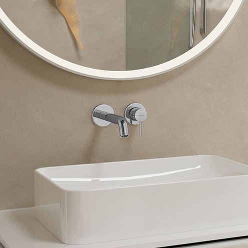 HANSGROHE TECTURIS S umývadlová podomietková batéria, s odtokovou súpravou, EcoSmart+, chróm 73350000 Obrázek - fotka