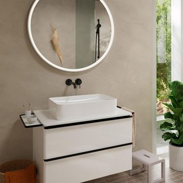 HANSGROHE TECTURIS S umývadlová podomietková batéria, s odtokovou súpravou, EcoSmart+, matná čierna 73350670 Obrázek - fotka