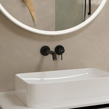 HANSGROHE TECTURIS S umývadlová podomietková batéria, s odtokovou súpravou, EcoSmart+, matná čierna 73350670 Obrázek - fotka