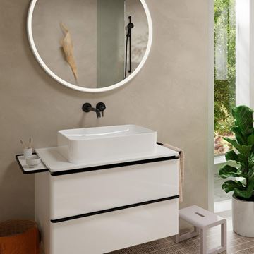 HANSGROHE TECTURIS S umývadlová podomietková batéria, s odtokovou súpravou, EcoSmart+, matná čierna 73351670 Obrázek - fotka