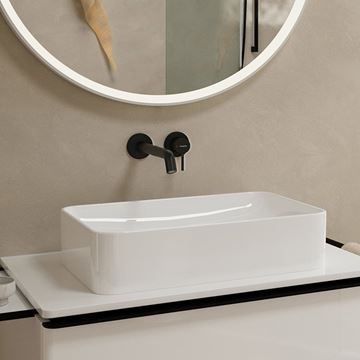 HANSGROHE TECTURIS S umývadlová podomietková batéria, s odtokovou súpravou, EcoSmart+, matná čierna 73351670 Obrázek - fotka