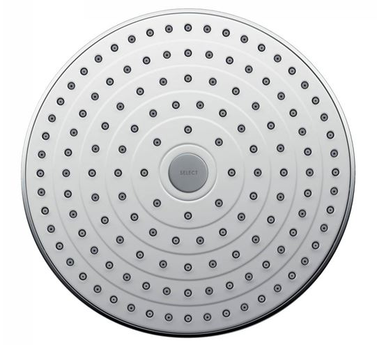 HANSGROHE RAINDANCE SELECT S 300 2JET horná sprcha pr. 301 mm, 2 prúdy, s ramenom, biela/chróm 27378400 Obrázek - fotka
