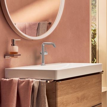 HANSGROHE TECTURIS S 210 Fine umývadlová stojanková batéria, s odtokovou súpravou, CoolStart, EcoSmart+, chróm 73360000 Obrázek - fotka