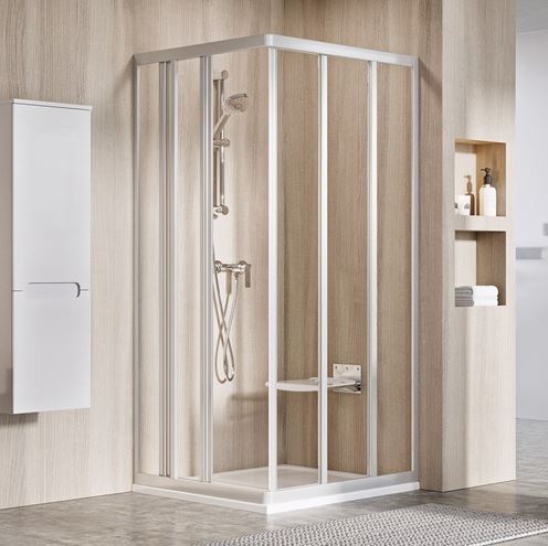 RAVAK SUPERNOVA ASRV3 75 sprchové dvere 75x198 cm, posuvné, satin/sklo transparent 15V30UR2Z1 Obrázek - fotka