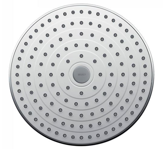 HANSGROHE RAINDANCE SELECT S 240 2JET horná sprcha pr. 243 mm, 2 prúdy, s ramenom, biela/chróm 26466400 Obrázek - fotka