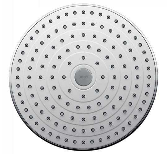 HANSGROHE RAINDANCE SELECT S 240 2JET horná sprcha pr. 243 mm, 2 prúdy, s ramenom, EcoSmart, biela/chróm 26470400 Obrázek - fotka