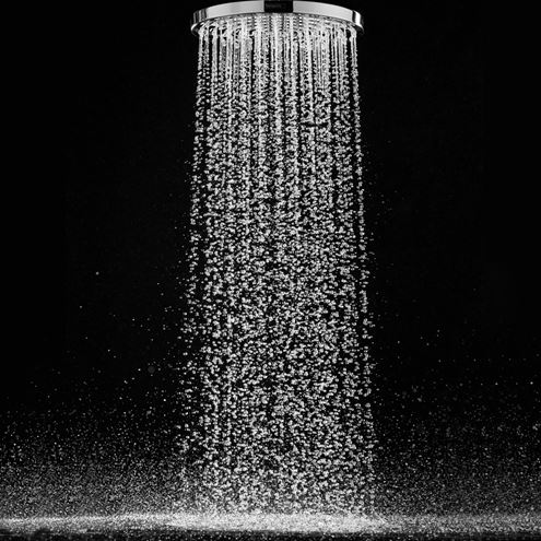 HANSGROHE RAINDANCE SELECT S 240 2JET horná sprcha pr. 243 mm, 2 prúdy, s ramenom, EcoSmart, biela/chróm 26470400 Obrázek - fotka