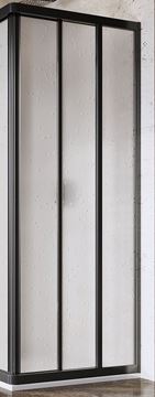 RAVAK SUPERNOVA ASRV3 80 sprchové dvere 80x198 cm, posuvné, čierna/plast pearl