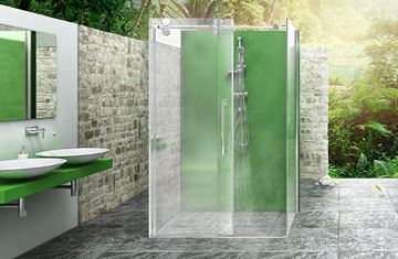 ROTH KINEDOOR LINE KIB 900 bočná stena 90x200 cm, brillant/číre sklo 971-9000000-00-02 Obrázek - fotka