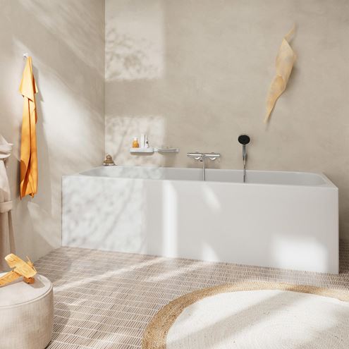 HANSGROHE TECTURIS S vaňová nástenná batéria, s prepínačom, chróm 73422000 Obrázek - fotka