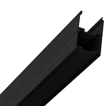 RAVAK SUPERNOVA ASRV3 90 sprchové dvere 90x198 cm, posuvné, čierna/sklo transparent 15V703R2Z1 Obrázek - fotka