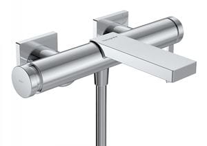 HANSGROHE TECTURIS E vaňová nástenná batéria, s prepínačom, chróm
