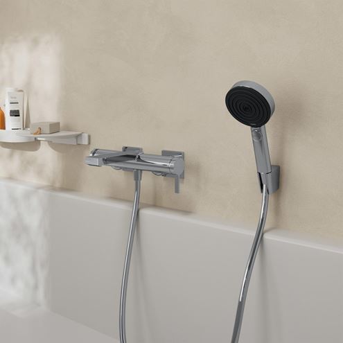 HANSGROHE TECTURIS E vaňová nástenná batéria, s prepínačom, chróm 73420000 Obrázek - fotka