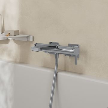 HANSGROHE TECTURIS E vaňová nástenná batéria, s prepínačom, chróm 73420000 Obrázek - fotka