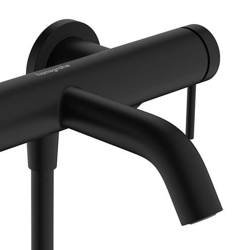 HANSGROHE TECTURIS S vaňová nástenná batéria, s prepínačom, matná čierna 73422670 Obrázek - fotka