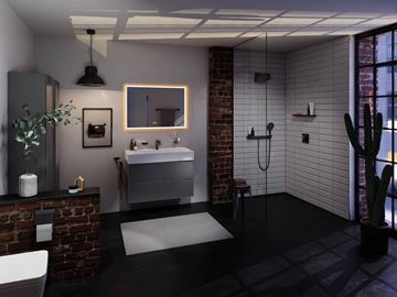 HANSGROHE RAINFINITY 250 1JET horná sprcha pr. 250 mm, EcoSmart, matná čierna 26229670 Obrázek - fotka