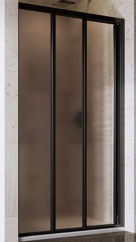 RAVAK SUPERNOVA ASDP3 80 sprchové dvere 80x198 cm, posuvné, čierna/sklo grape 00V403R2ZG Obrázek - Hlavní obrázek