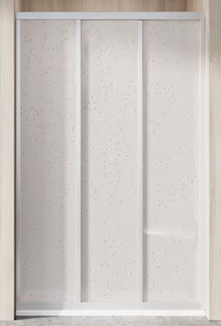 RAVAK SUPERNOVA ASDP3 80 sprchové dvere 80x198 cm, posuvné, satin/plast pearl