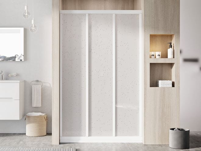 RAVAK SUPERNOVA ASDP3 100 sprchové dvere 100x198 cm, posuvné, biela/plast pearl 00VA01R211 Obrázek - fotka