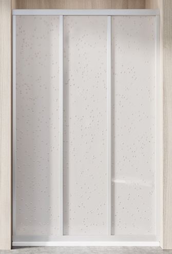 RAVAK SUPERNOVA ASDP3 130 sprchové dvere 130x198 cm, posuvné, satin/plast pearl 00VJ0UR211 Obrázek - Hlavní obrázek