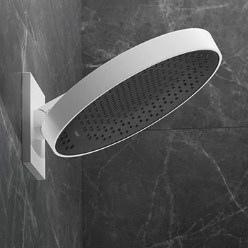 HANSGROHE RAINFINITY 360 3JET horná sprcha pr. 360 mm, 3 prúdy, s ramenom, matná biela 26234700 Obrázek - fotka