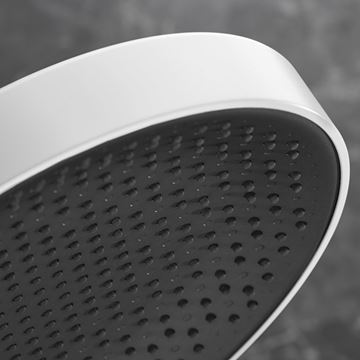 HANSGROHE RAINFINITY 360 3JET horná sprcha pr. 360 mm, 3 prúdy, s ramenom, matná biela 26234700 Obrázek - fotka