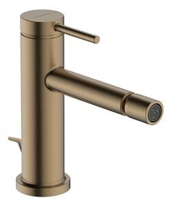 HANSGROHE TECTURIS S bidetová stojanková batéria, s odtokovou súpravou, kartáčovaný bronz