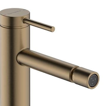 HANSGROHE TECTURIS S bidetová stojanková batéria, s odtokovou súpravou, kartáčovaný bronz 73201140 Obrázek - fotka