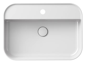 RAVAK CERAMIC SLIM SHELF R umývadlo na dosku 55 cm, s otvorom pre batériu a prepadom XJX01155005 Obrázek - fotka