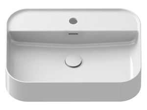 RAVAK CERAMIC SLIM SHELF R umývadlo na dosku 55 cm, s otvorom pre batériu a prepadom