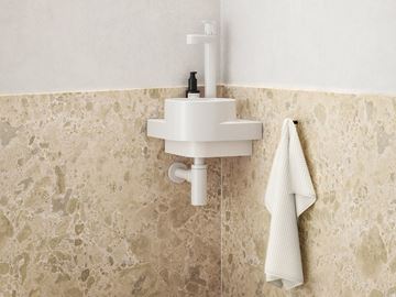 RAVAK YARD 280 C konzola pre rohové umývadlo, biela X01774 Obrázek - fotka