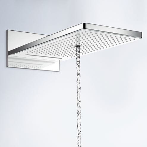 HANSGROHE RAINMAKER SELECT 580 3JET horná sprcha 586x258 mm, 3 prúdy, EcoSmart, biela/chróm 24011400 Obrázek - fotka