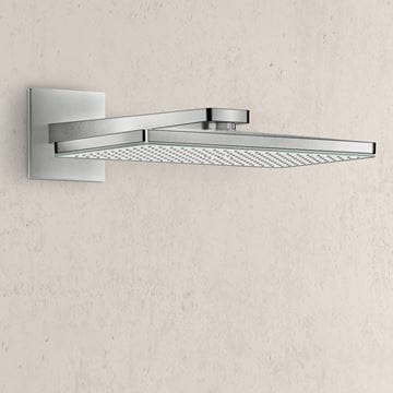 HANSGROHE RAINMAKER SELECT 460 1JET horná sprcha 466x270 mm, s ramenom, biela/chróm 24003400 Obrázek - fotka