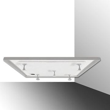 ROTH FLAT ROUND sprchová vanička 90x90 cm, R550, akrylát, bez nožičiek 8000116 Obrázek - fotka