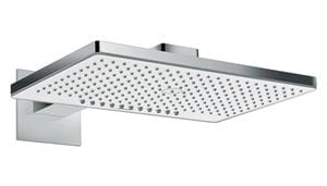 HANSGROHE RAINMAKER SELECT 460 2JET horná sprcha 466x300 mm, 2 prúdy, s ramenom, biela/chróm