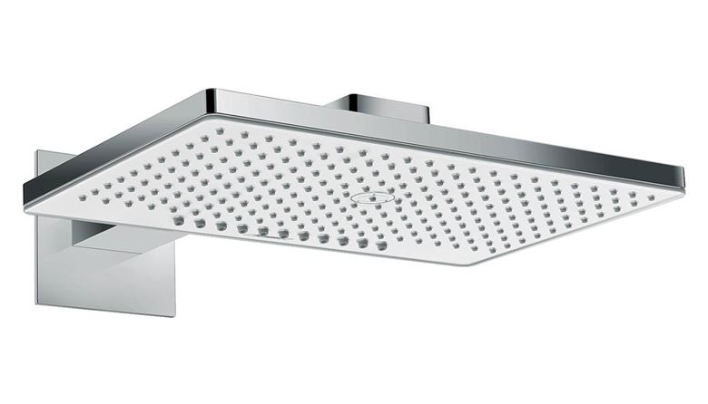 HANSGROHE RAINMAKER SELECT 460 2JET horná sprcha 466x300 mm, 2 prúdy, s ramenom, biela/chróm 24005400 Obrázek - Hlavní obrázek