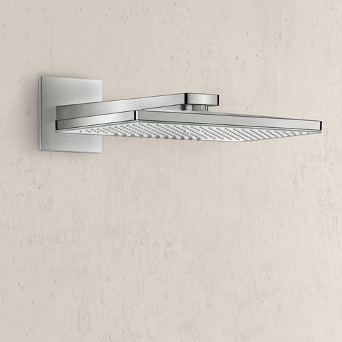 HANSGROHE RAINMAKER SELECT 460 2JET horná sprcha 466x300 mm, 2 prúdy, s ramenom, biela/chróm 24005400 Obrázek - fotka