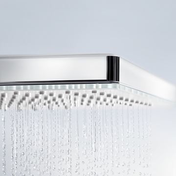 HANSGROHE RAINMAKER SELECT 460 3JET horná sprcha 460x300 mm, 3 prúdy, s ramenom, biela/chróm 24007400 Obrázek - fotka