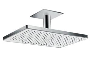 HANSGROHE RAINMAKER SELECT 460 2JET horná sprcha 466x300 mm, 2 prúdy, s ramenom, biela/chróm