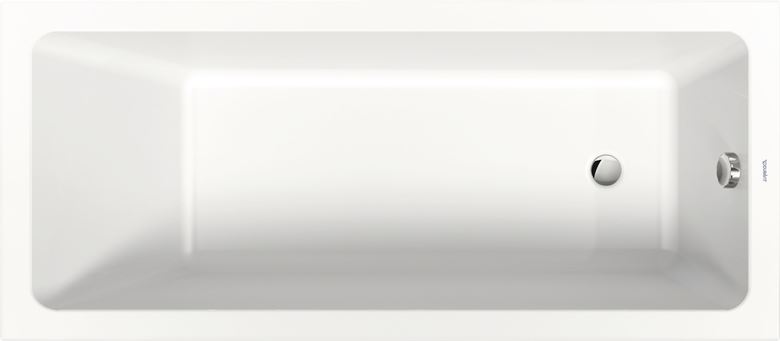 DURAVIT NO.1 vaňa 160x70 cm, bez nožičiek, akrylát 700488000000000 Obrázek - Hlavní obrázek