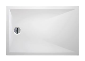 ROTH MARMO NEO SQUARE-R sprchová vanička 110x90 cm, liaty mramor, s nožičkami