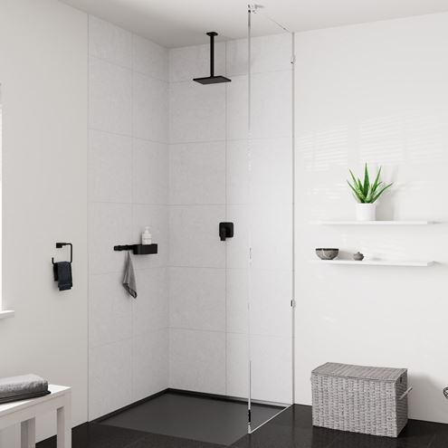 HANSGROHE VERNIS SHAPE 230 1JET horná sprcha 230x170 mm, matná čierna 26281670 Obrázek - fotka