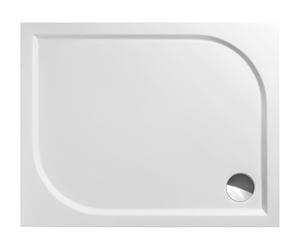 ROTH RECTAN-M sprchová vanička 120x80 cm, liaty mramor, s nožičkami, s protišmykom