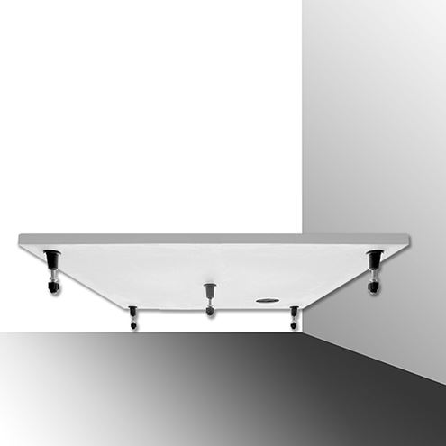 ROTH TAHITI-M sprchová vanička 100x100 cm, R550, liaty mramor, s nožičkami, s protišmykom 8000082 Obrázek - fotka