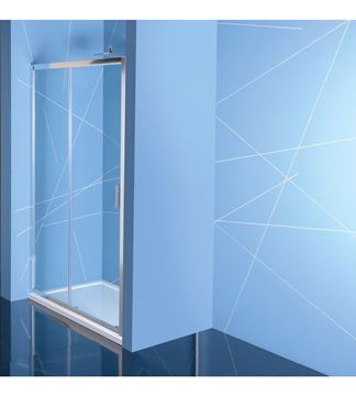 POLYSAN EASY LINE sprchové dvere 160x190 cm, posuvné, aluchróm/číre sklo EL1815 Obrázek - fotka