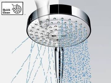 HANSGROHE RAINDANCE E 300 1JET horná sprcha 300x300 mm, s ramenom, EcoSmart, chróm 26251000 Obrázek - fotka