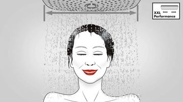 HANSGROHE RAINDANCE E 240 1JET horná sprcha 250x150 mm, s ramenom, chróm 27370000 Obrázek - fotka