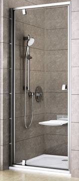 RAVAK PIVOT PDOP1 80 sprchové dvere 80x190 cm, pivotové, satin/sklo transparent